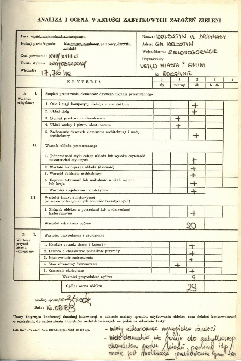 EP - Ewidencja parkowa, skan nr 3