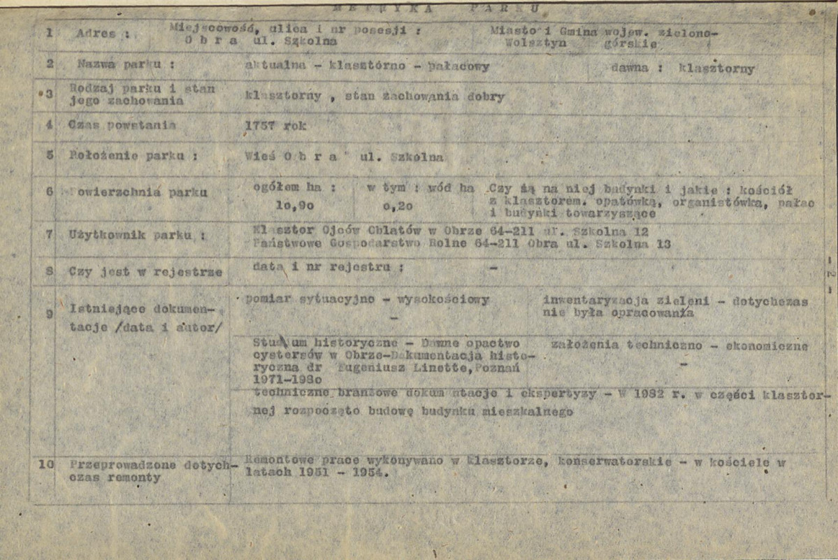 EP - Ewidencja parkowa, skan nr 9