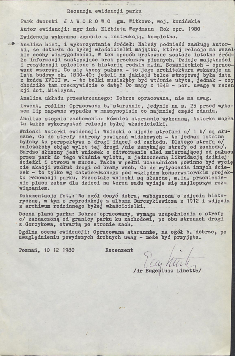 EP - Ewidencja parkowa, skan nr 3