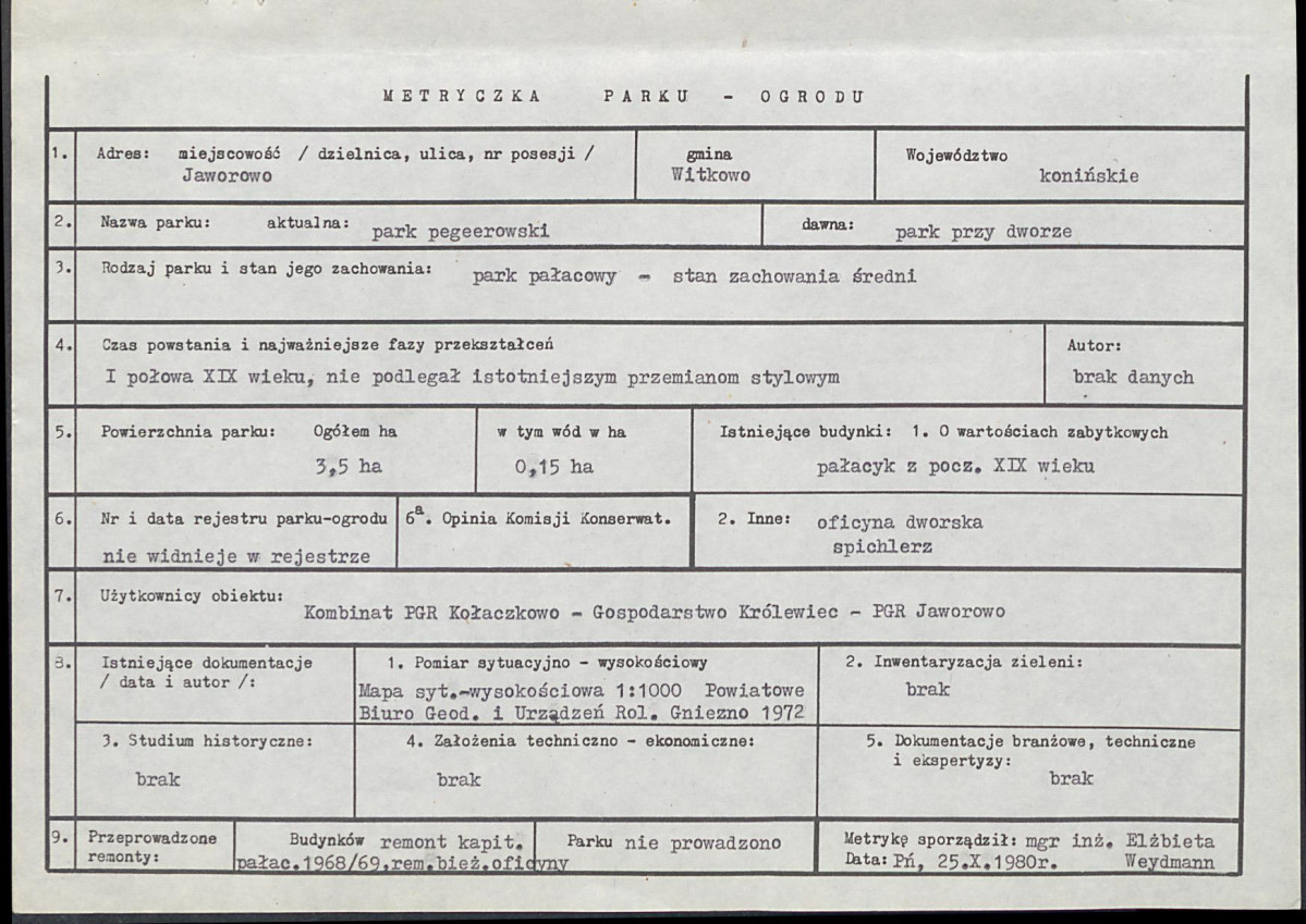 EP - Ewidencja parkowa, skan nr 7