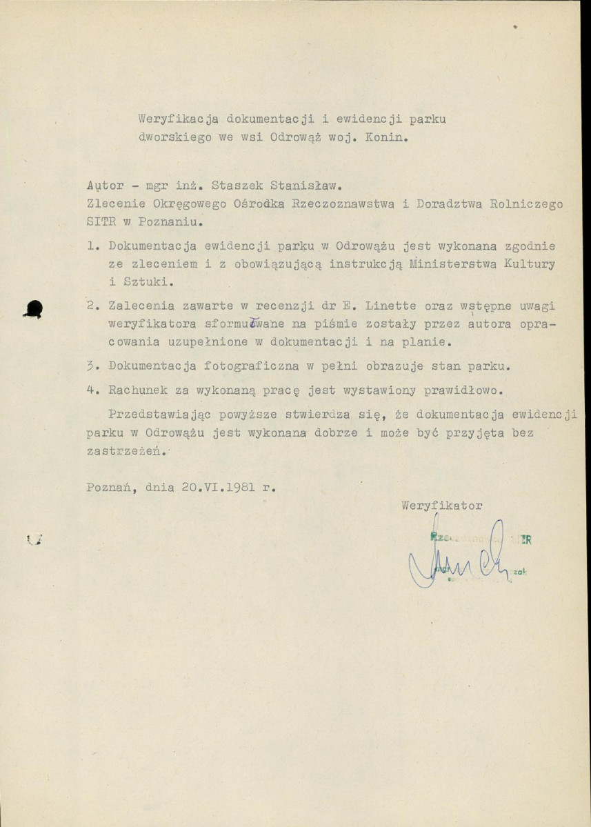 EP - Ewidencja parkowa, skan nr 6