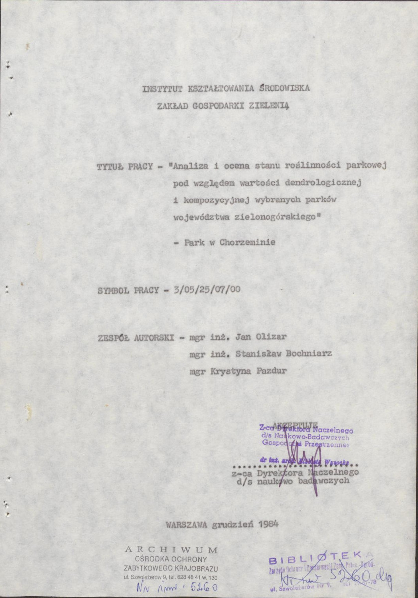 EP - Ewidencja parkowa, skan nr 4