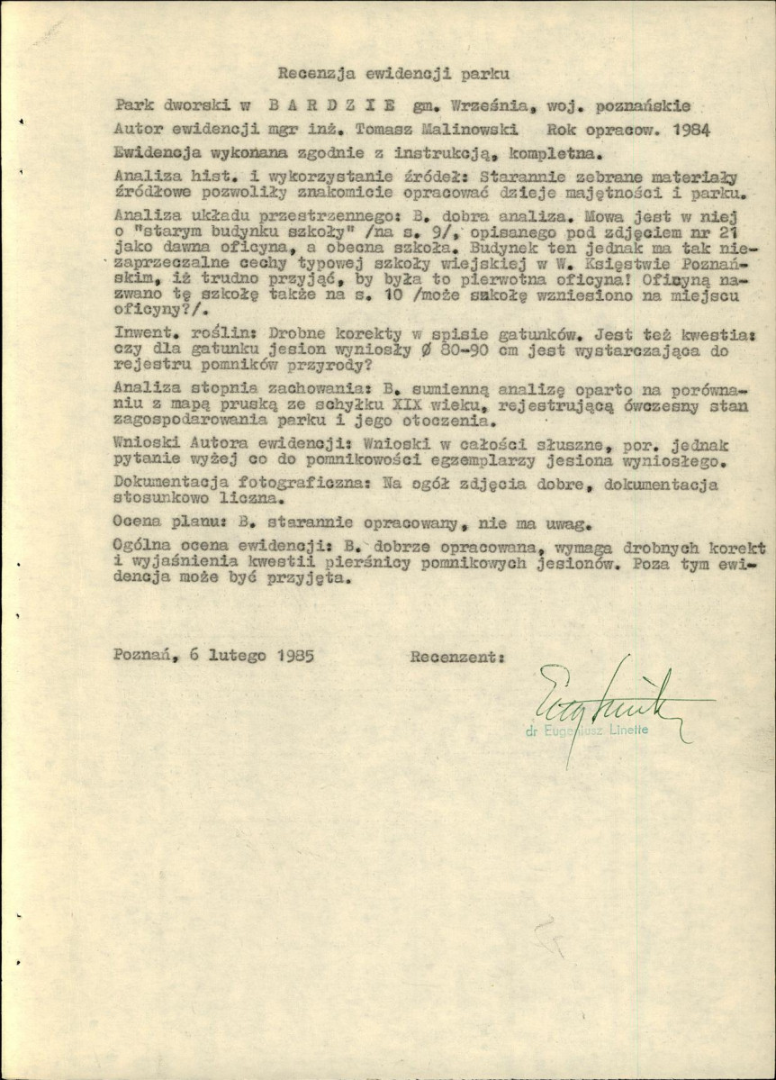 Ewidencja parkowa, skan nr 6