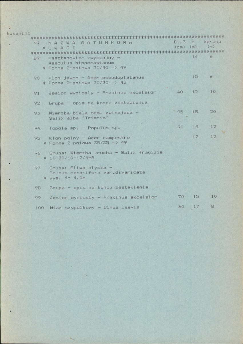 EP - Ewidencja parkowa, skan nr 22