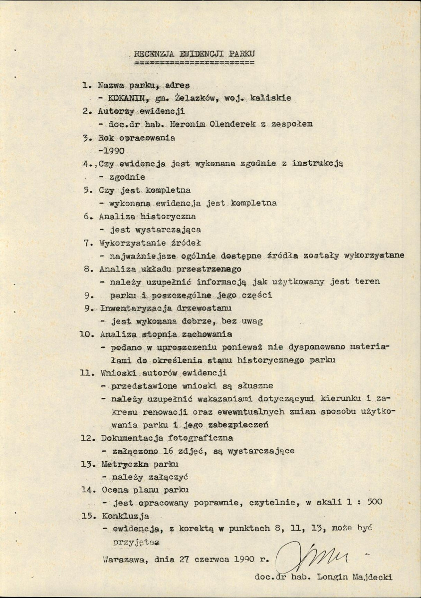 EP - Ewidencja parkowa, skan nr 29