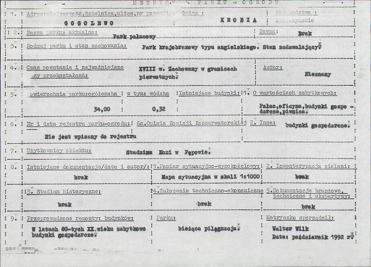 EP - Ewidencja parkowa, skan nr 6