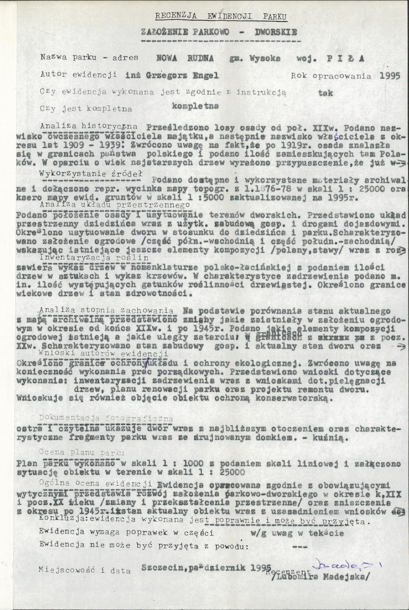 EP - Ewidencja parkowa, skan nr 27