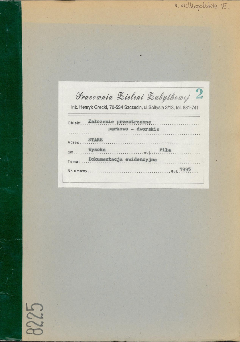 EP - Ewidencja parkowa, skan nr 1