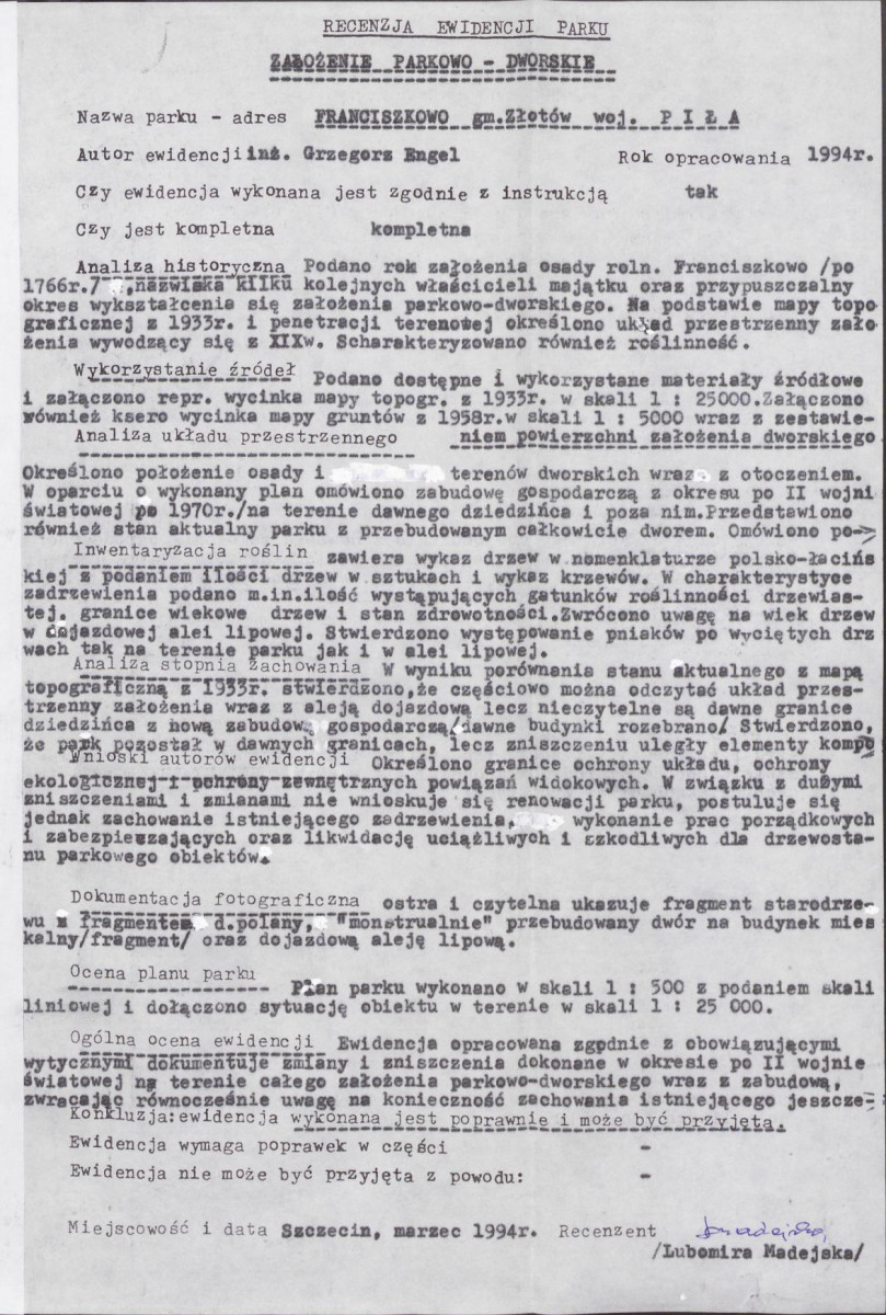 Ewidencja parkowa, skan nr 22