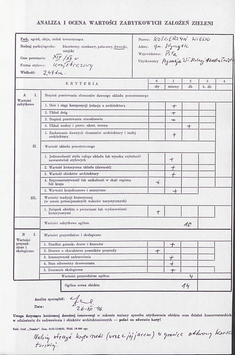 EP - Ewidencja parkowa, skan nr 3