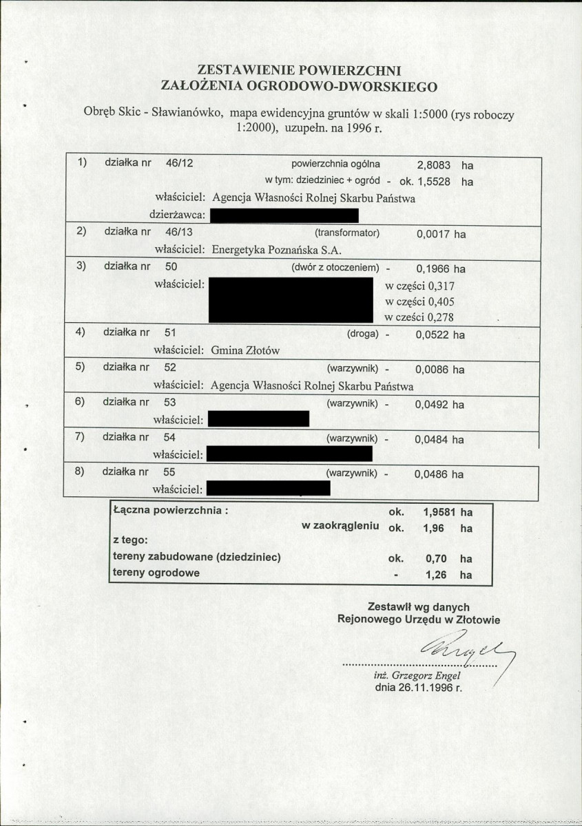Ewidencja parkowa, skan nr 15