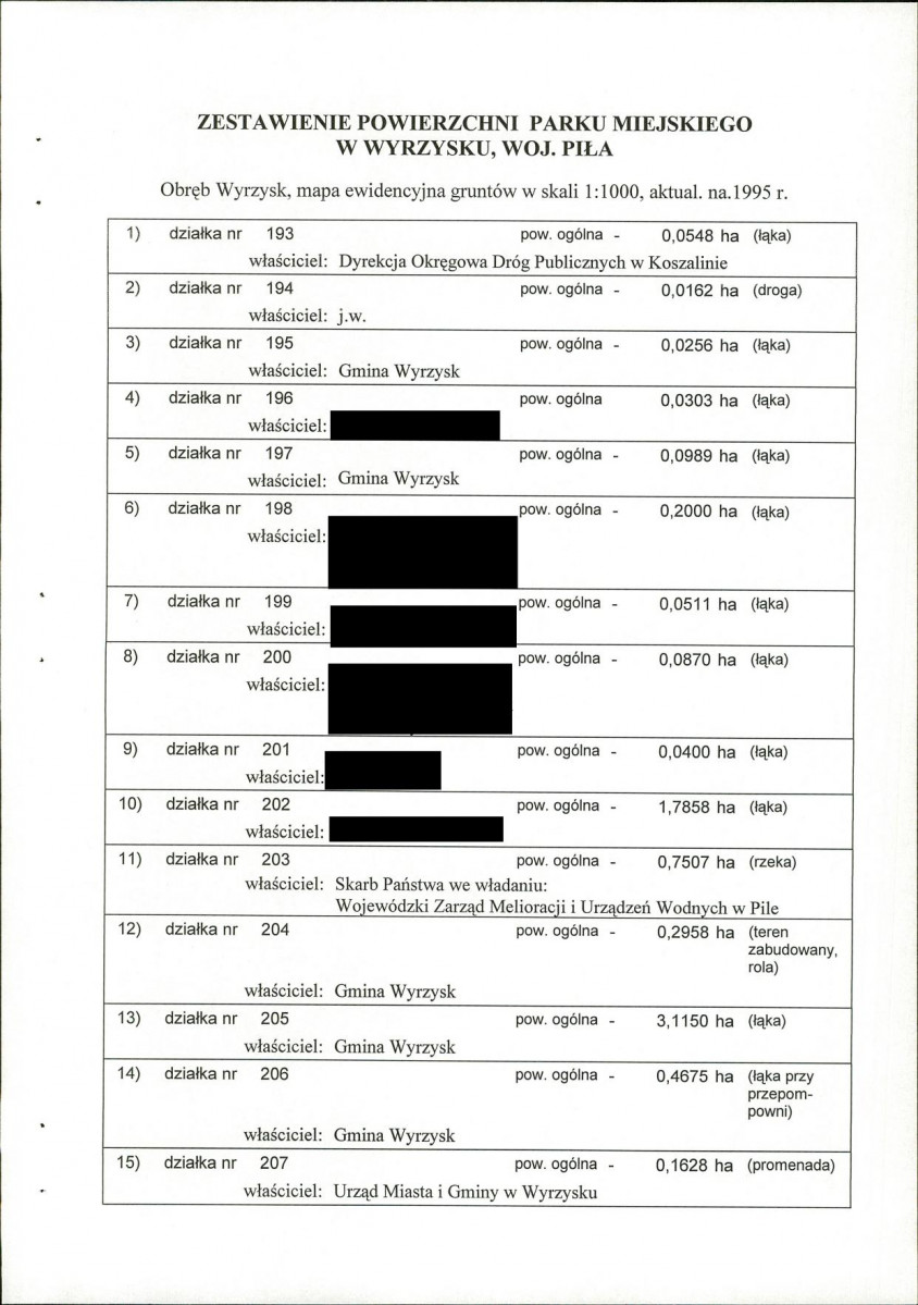 EP - Ewidencja parkowa, skan nr 19