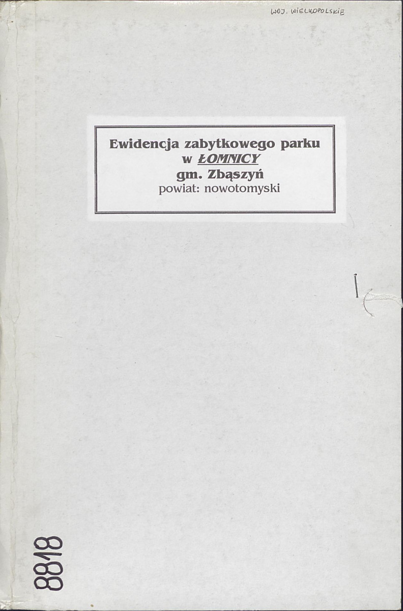 Ewidencja parkowa, skan nr 1