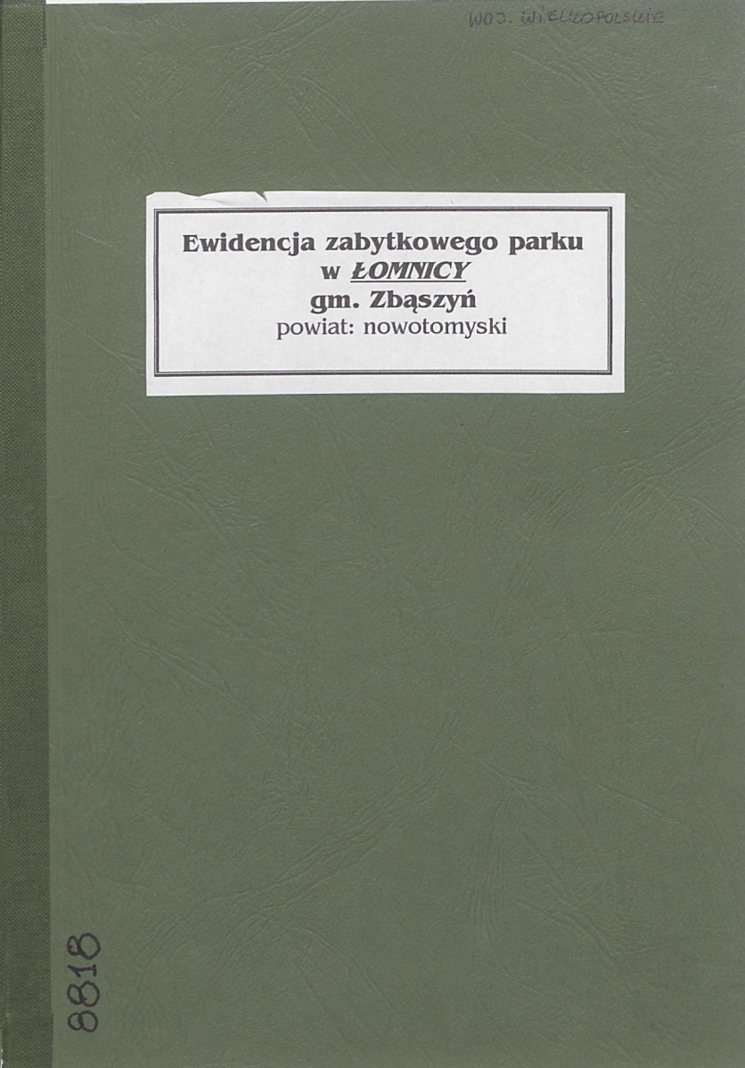 Ewidencja parkowa, skan nr 2