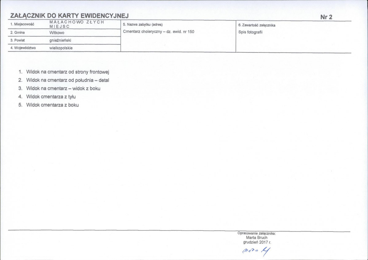 Karta cmentarza, skan nr 7