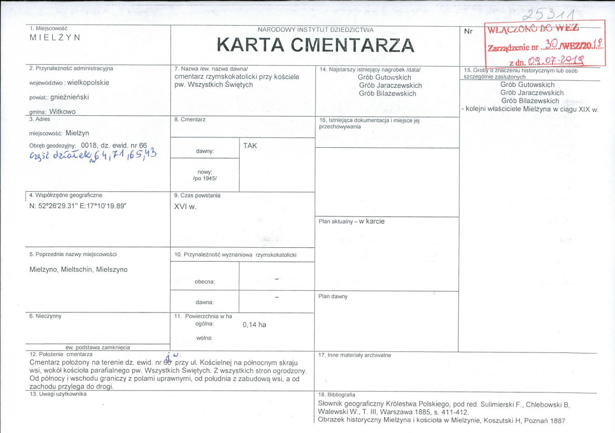 Karta cmentarza, skan nr 1