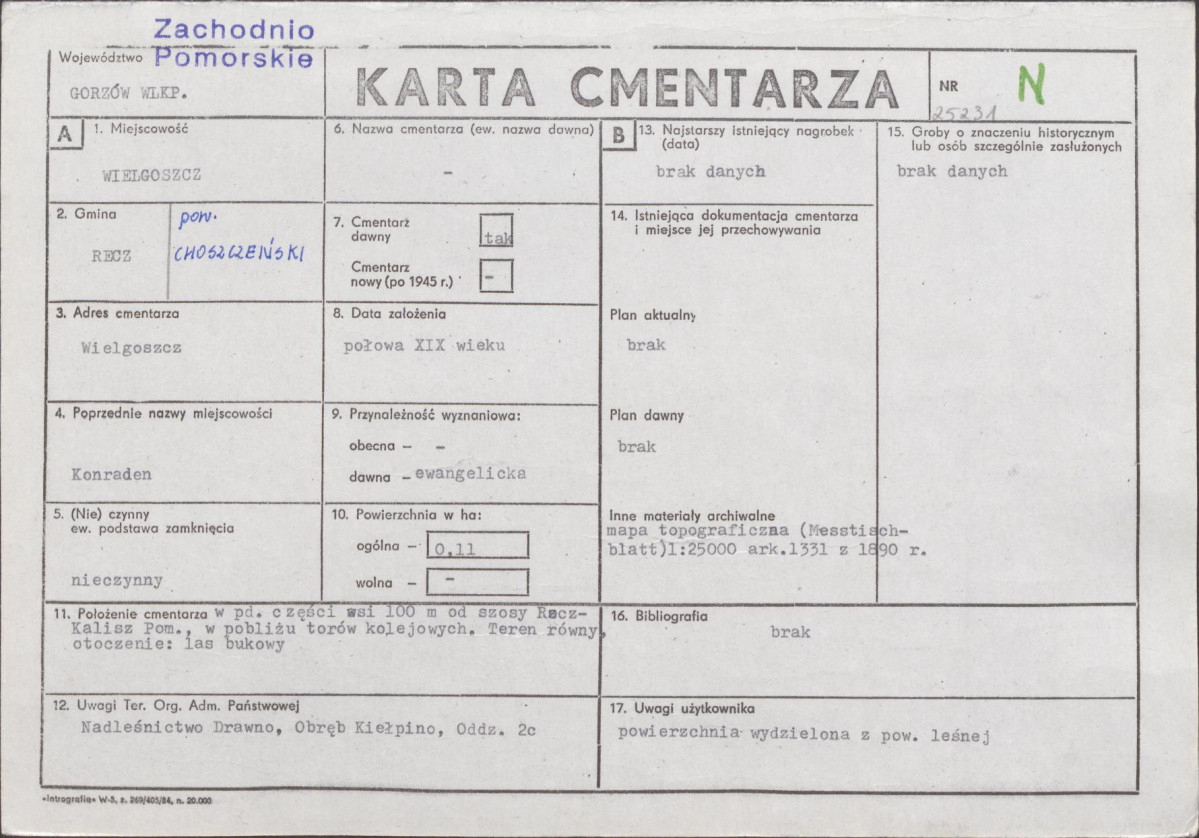 Karta cmentarza, skan nr 1
