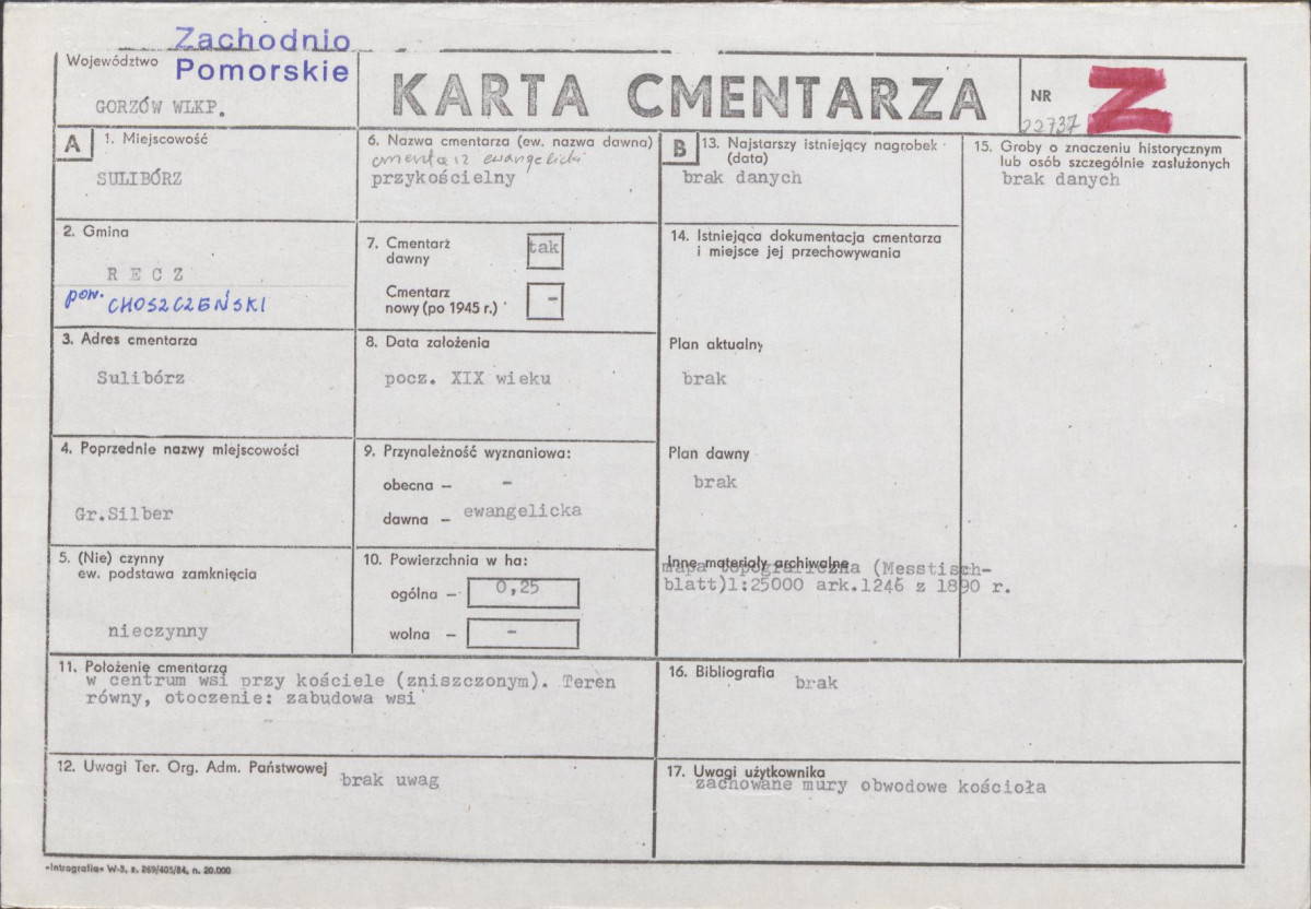Karta cmentarza, skan nr 1