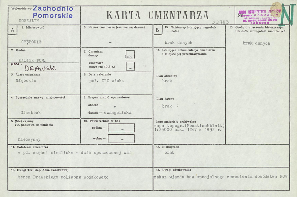 Karta cmentarza, skan nr 1