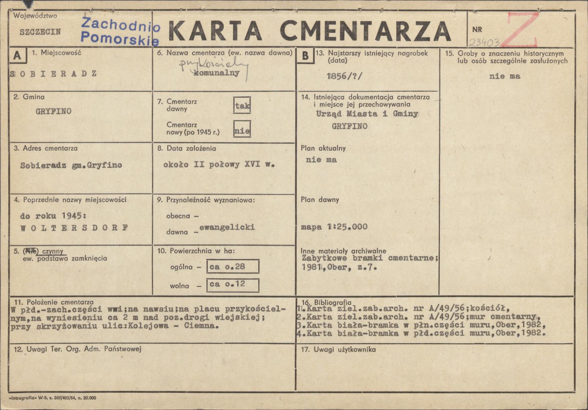 Karta cmentarza, skan nr 1