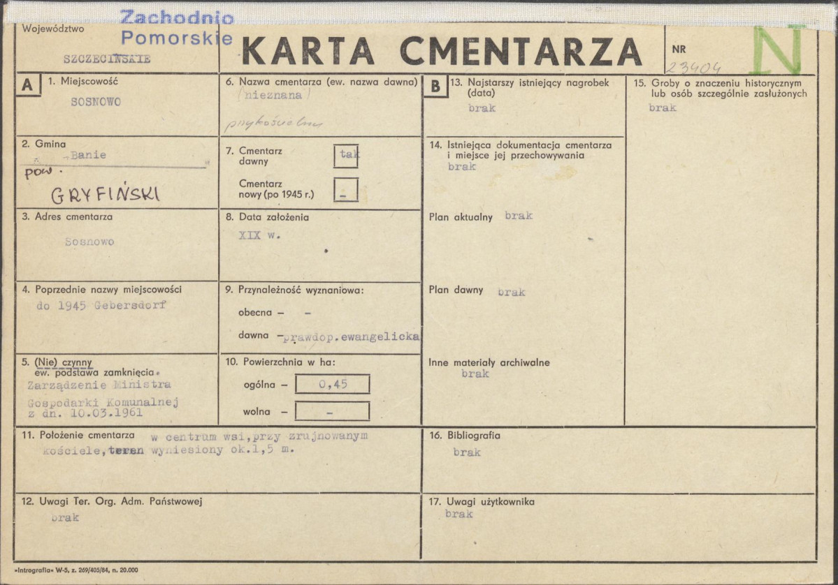 Karta cmentarza, skan nr 1