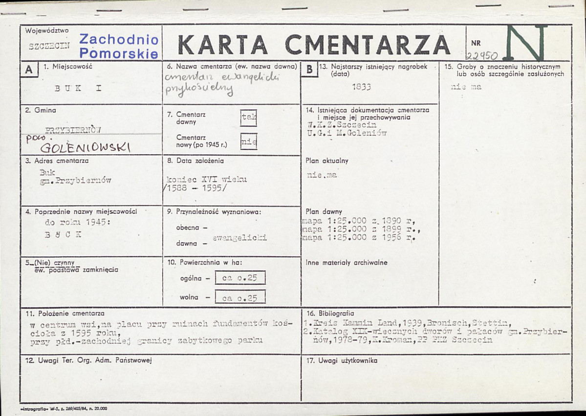 Karta cmentarza, skan nr 1