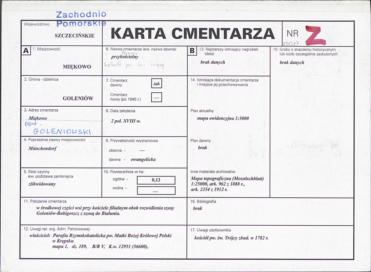 Karta cmentarza, skan nr 1