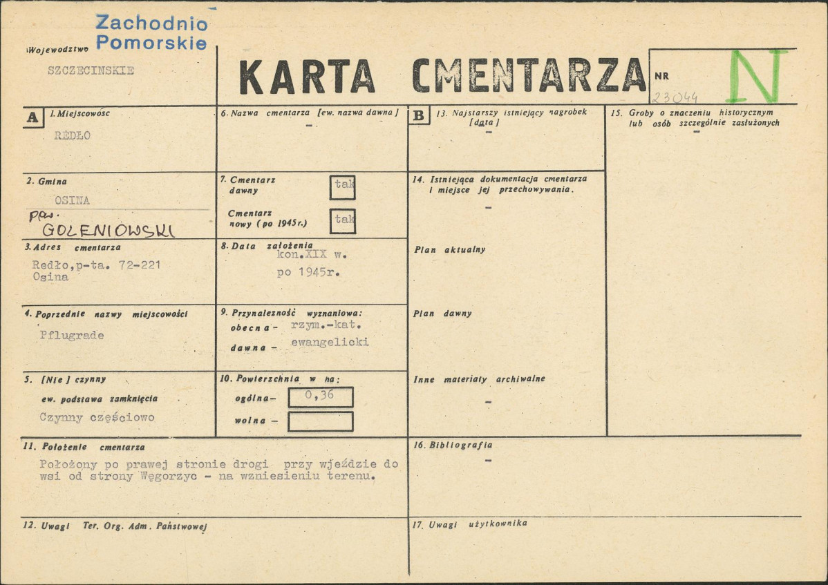 Karta cmentarza, skan nr 1