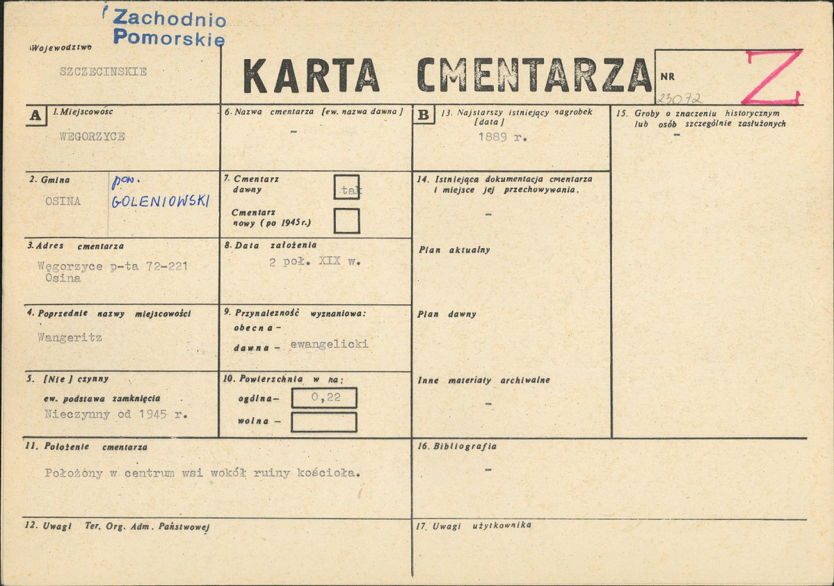 Karta cmentarza, skan nr 1