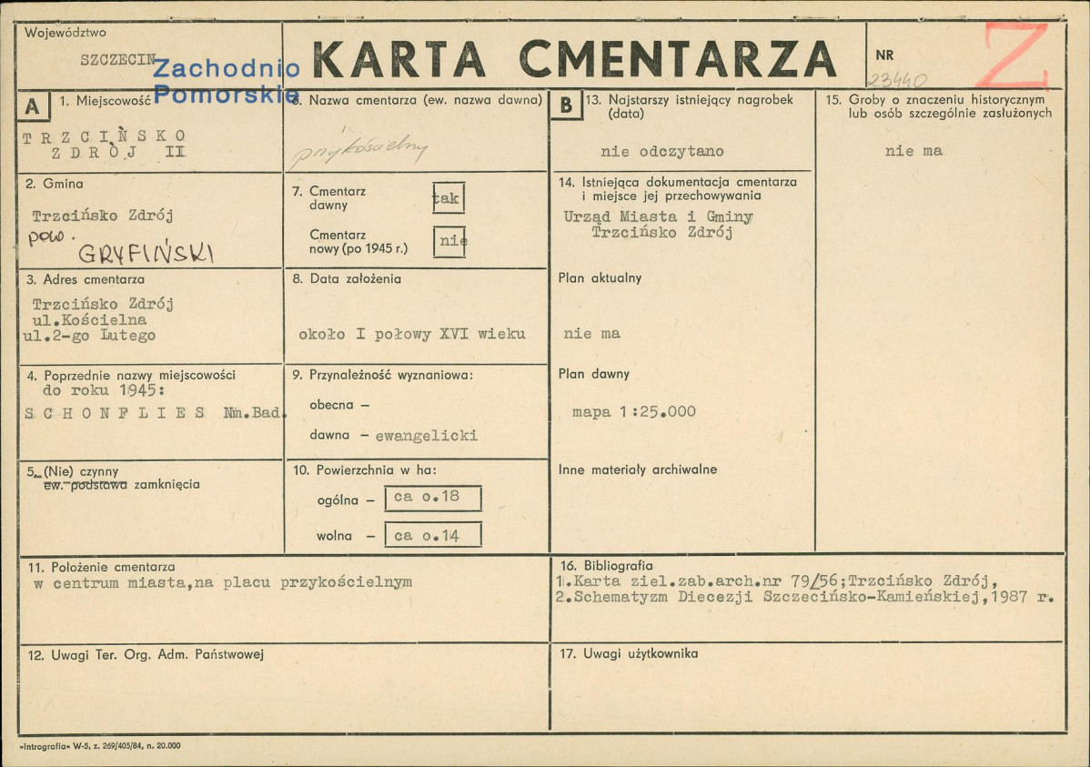 Karta cmentarza, skan nr 1