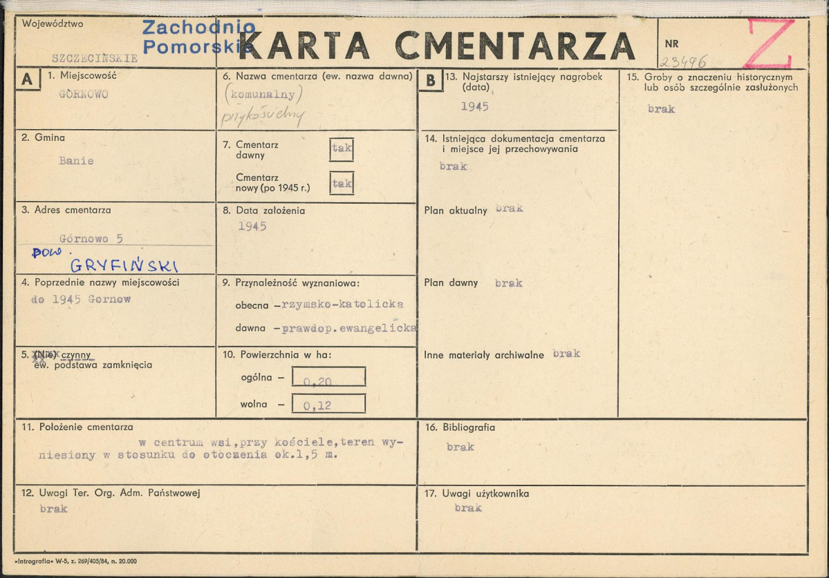 Karta cmentarza, skan nr 1