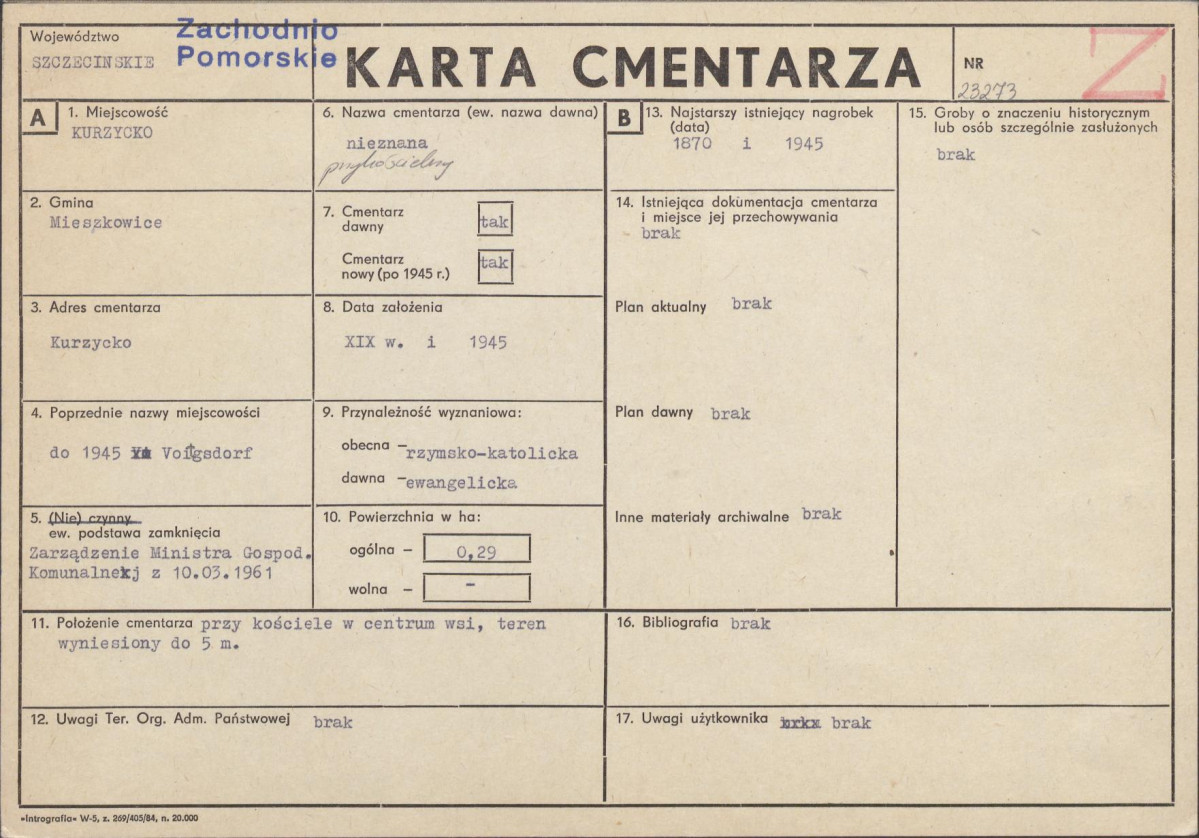 Karta cmentarza, skan nr 1