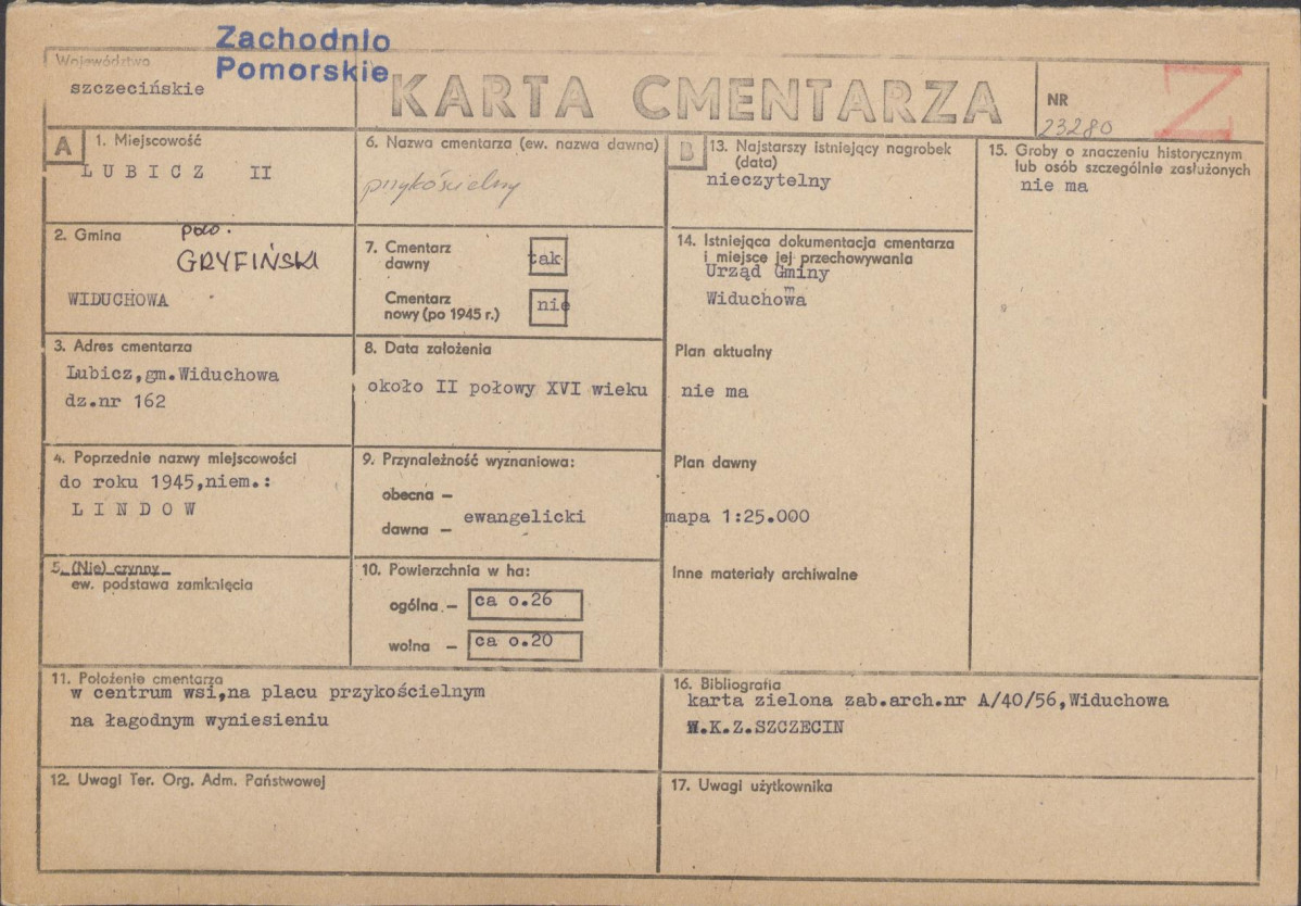 Karta cmentarza, skan nr 1