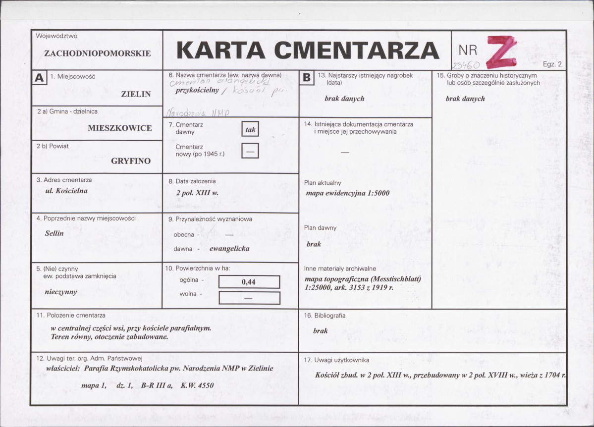 Karta cmentarza, skan nr 1