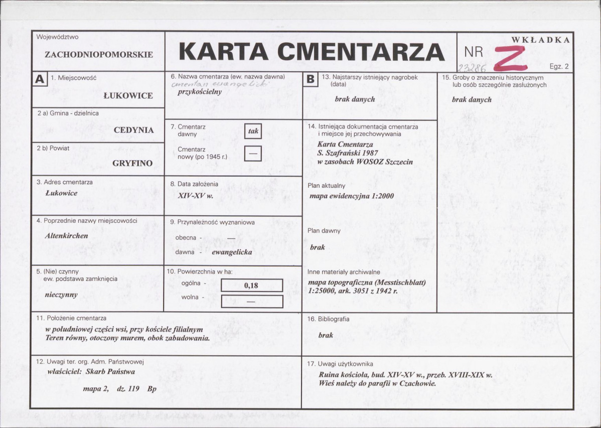 Karta cmentarza, skan nr 1