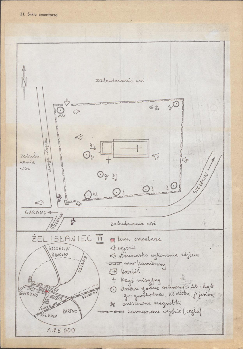 Karta cmentarza, skan nr 3