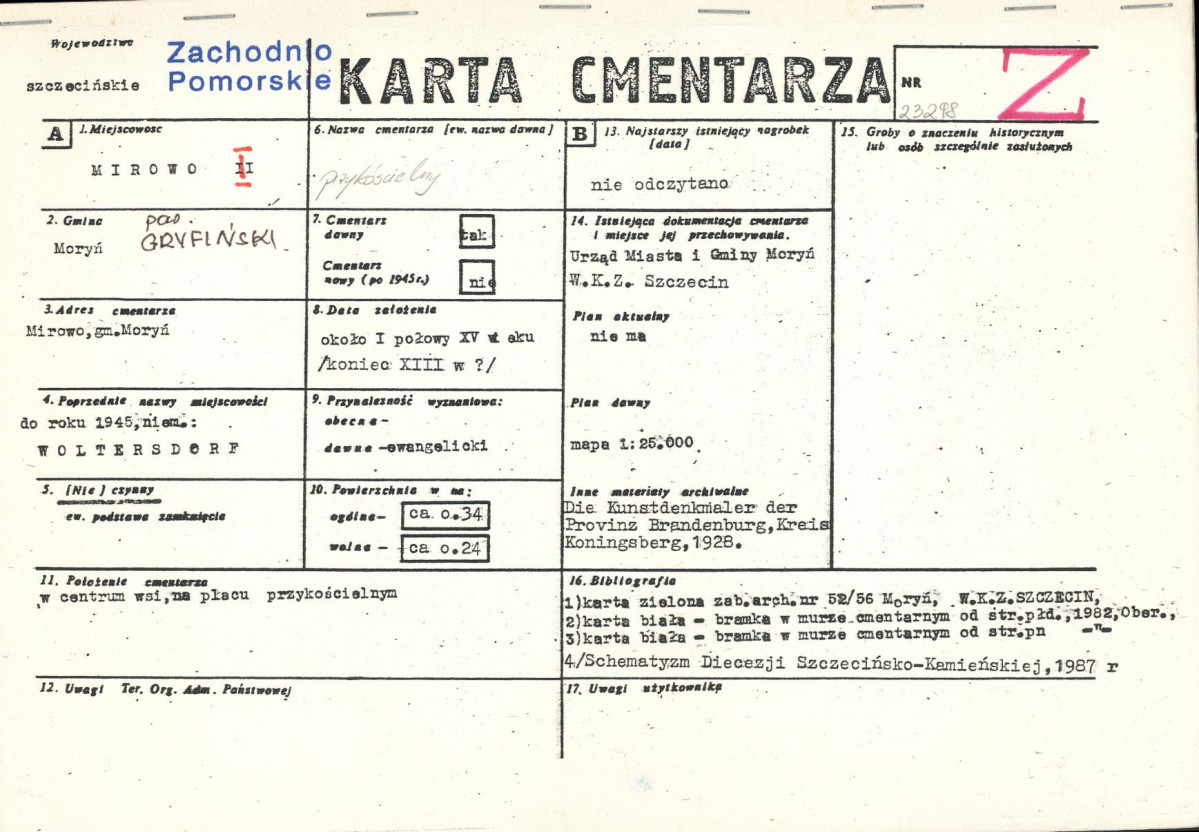 Karta cmentarza, skan nr 1