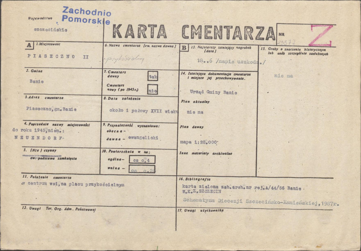 Karta cmentarza, skan nr 1