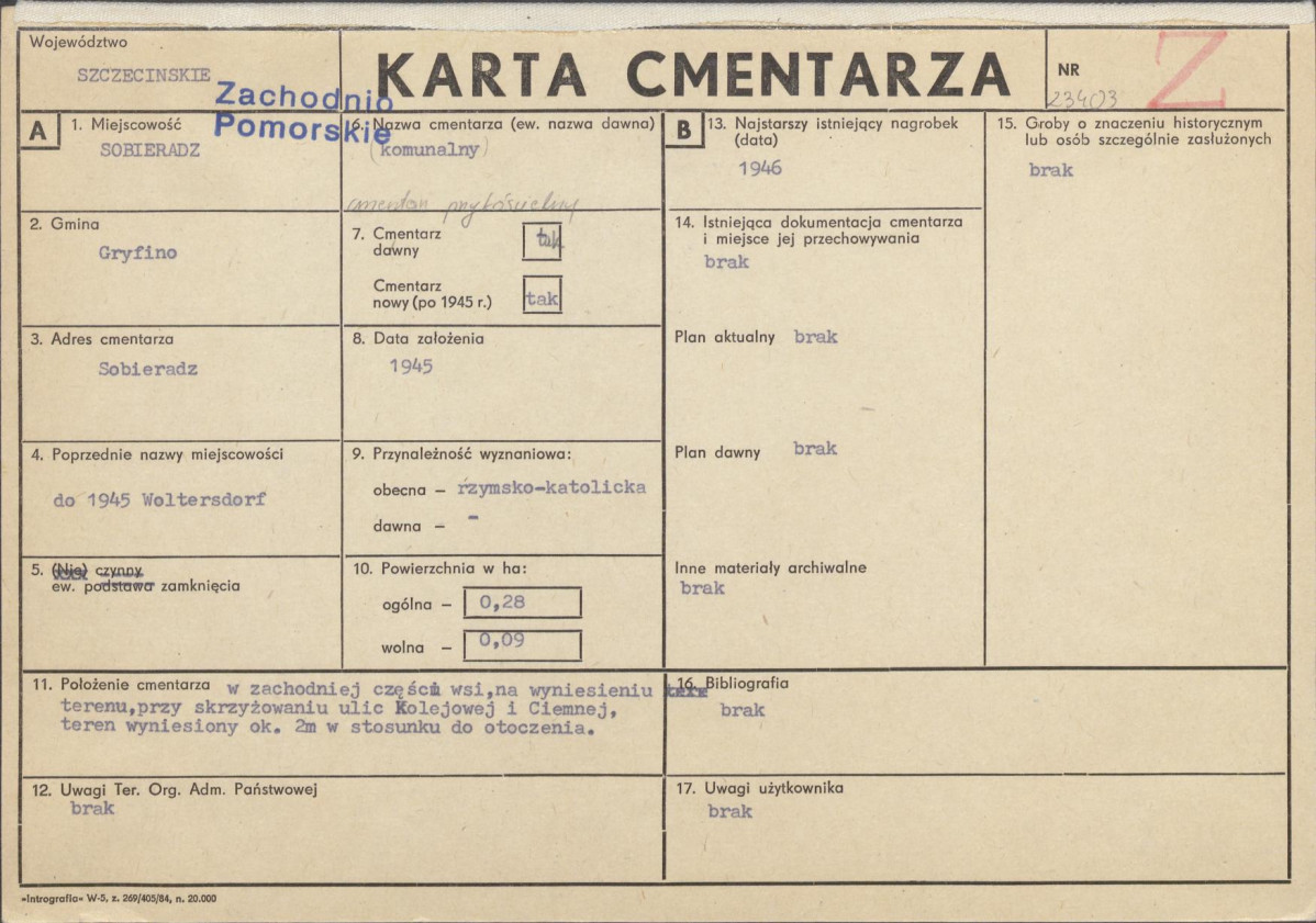 Karta cmentarza, skan nr 1
