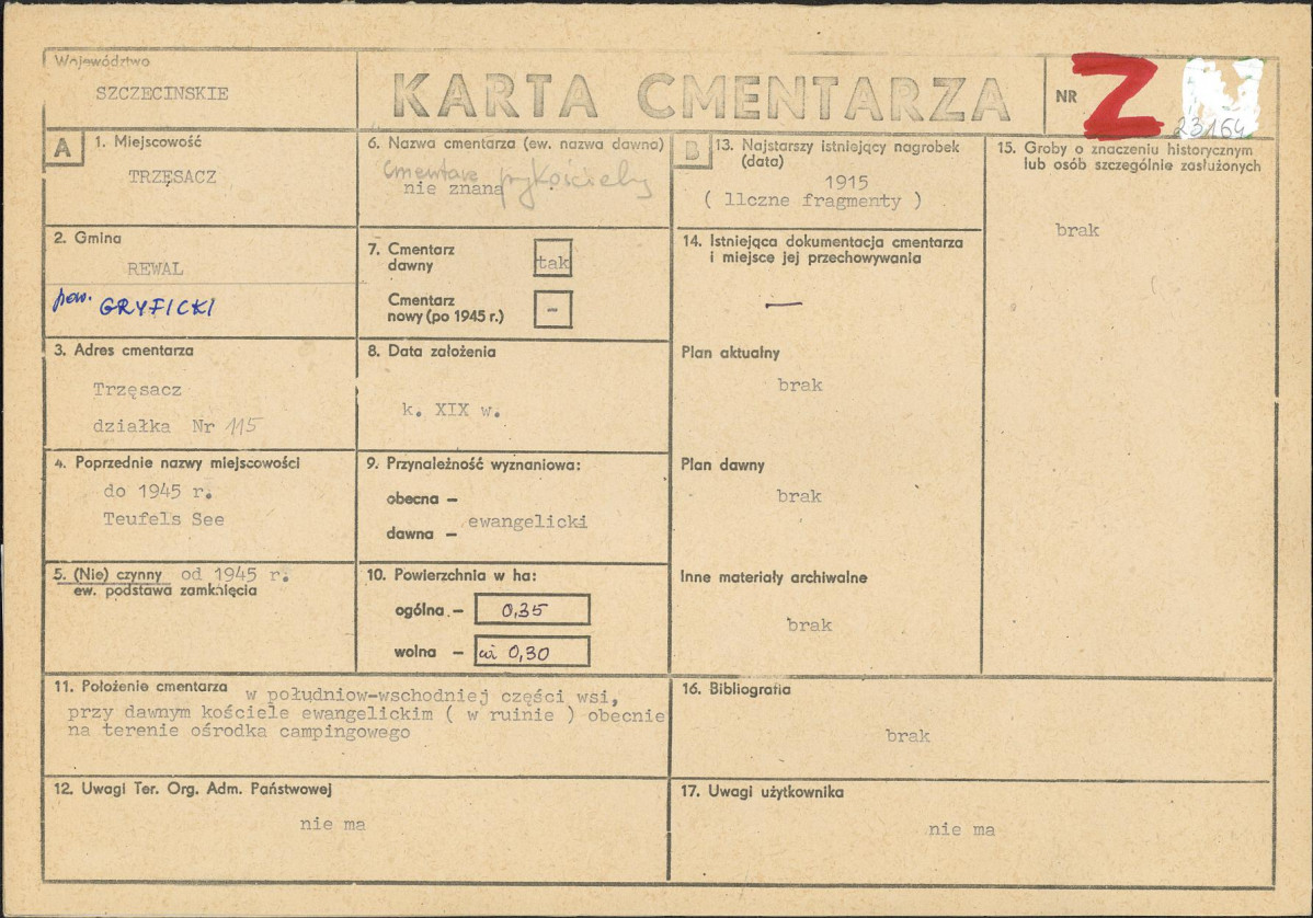 Karta cmentarza, skan nr 1