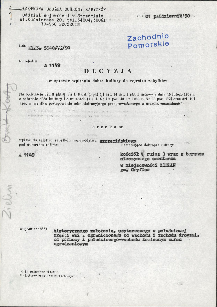 Karta cmentarza, skan nr 6