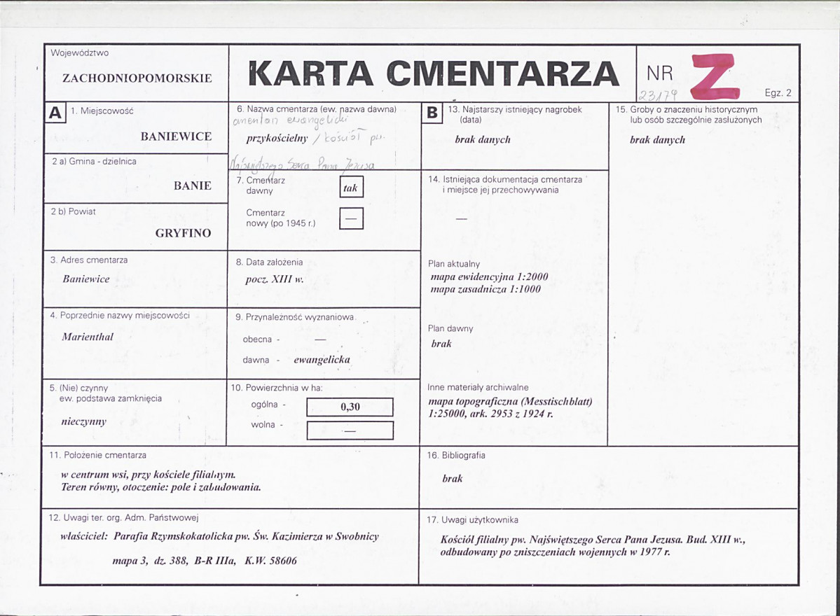 Karta cmentarza, skan nr 1