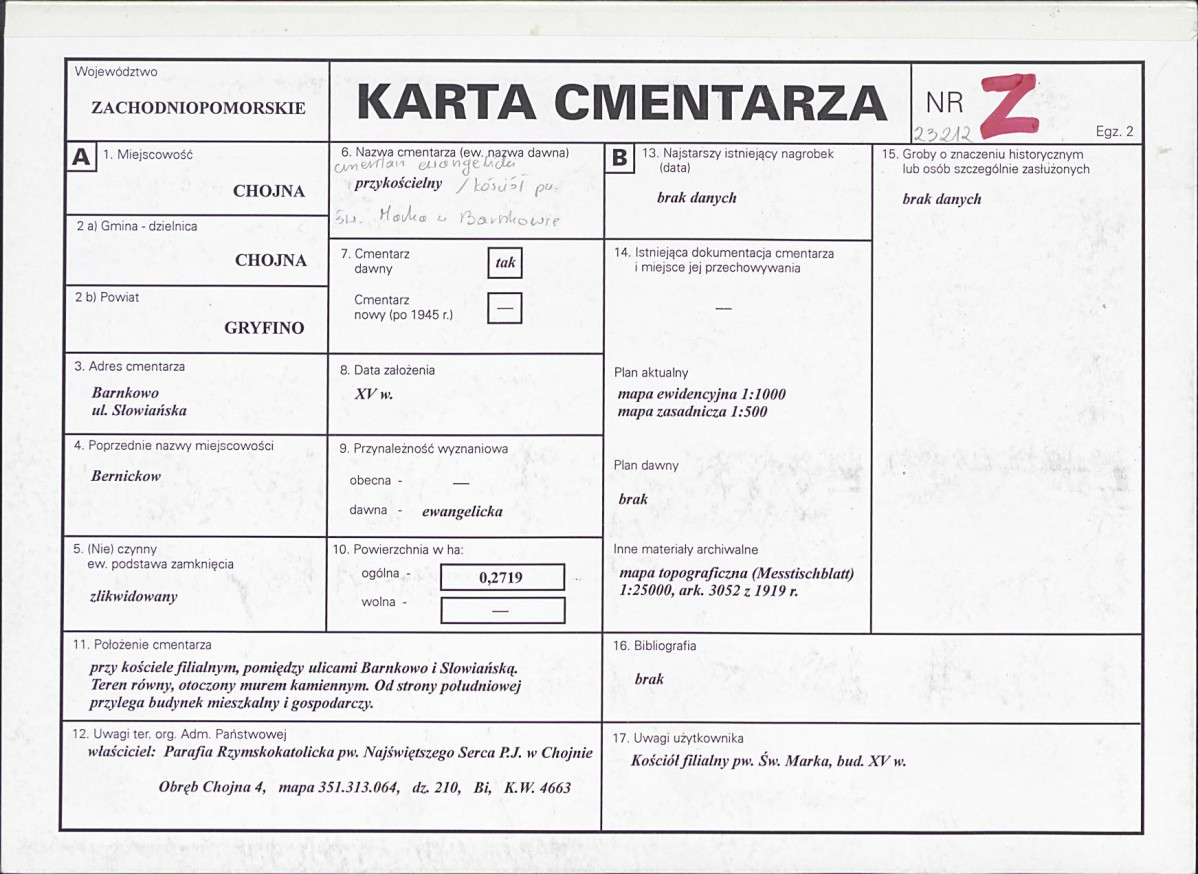 Karta cmentarza, skan nr 1