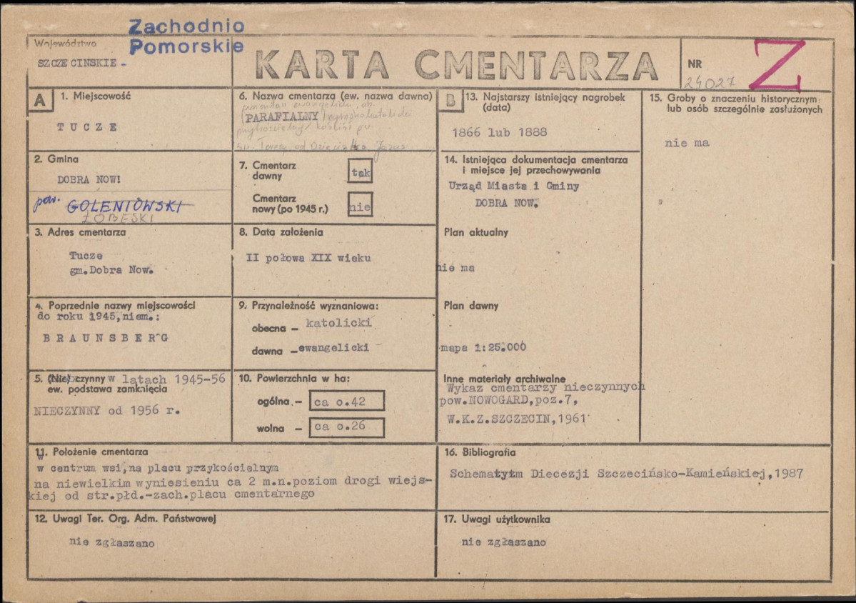 Karta cmentarza, skan nr 1