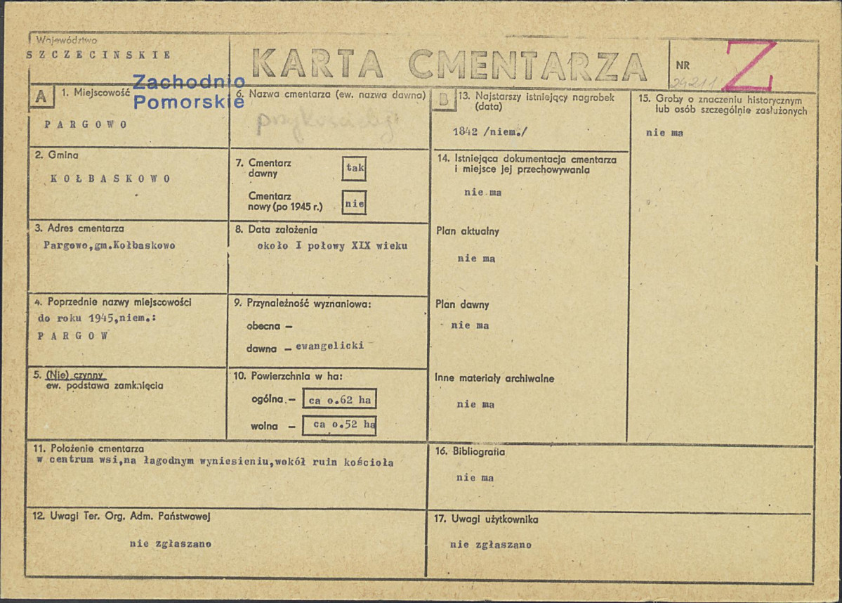 Karta cmentarza, skan nr 1