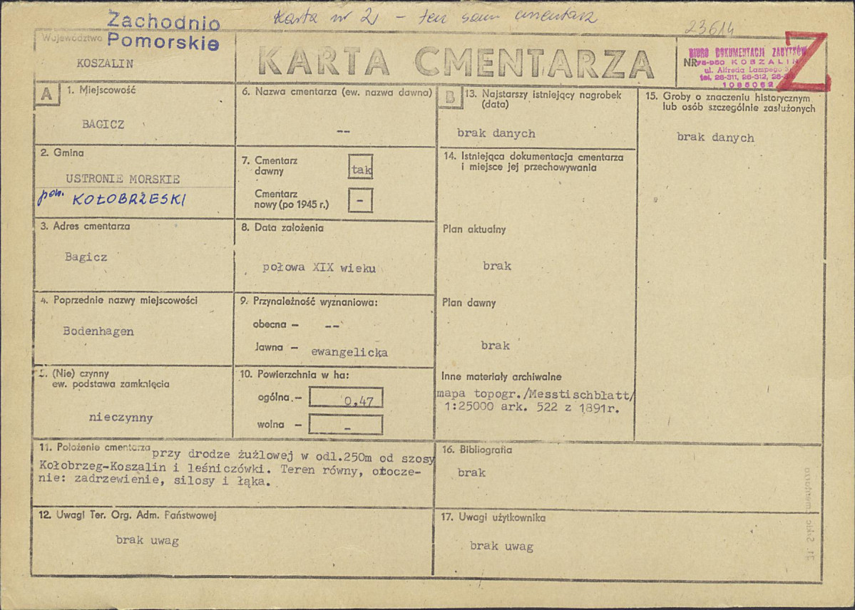 Karta cmentarza, skan nr 1