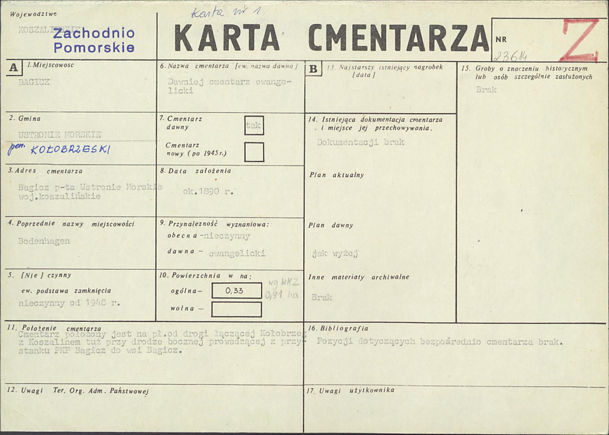 Karta cmentarza, skan nr 1