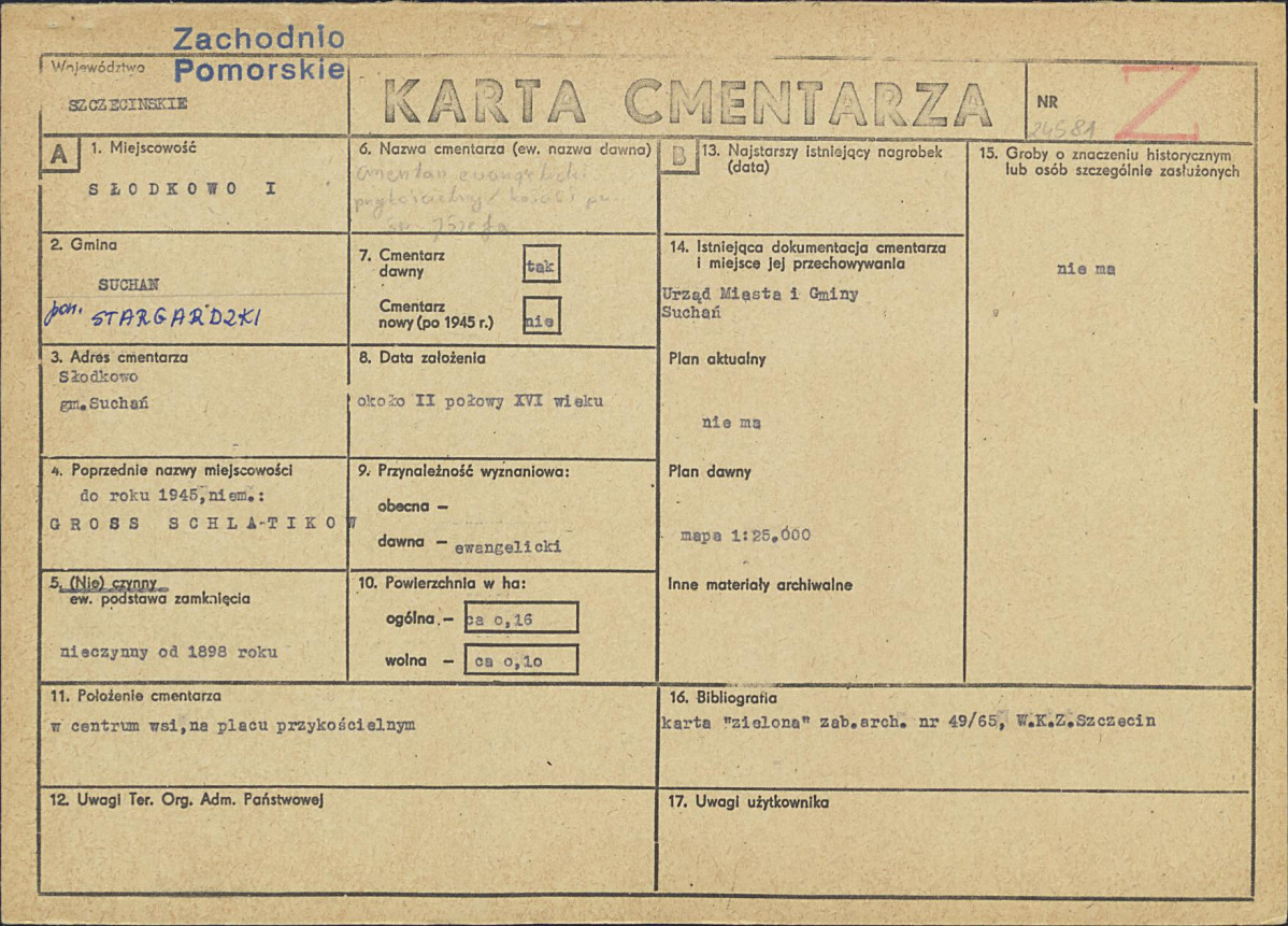Karta cmentarza, skan nr 1