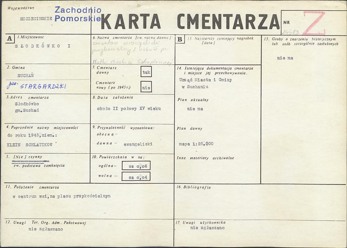 Karta cmentarza, skan nr 1