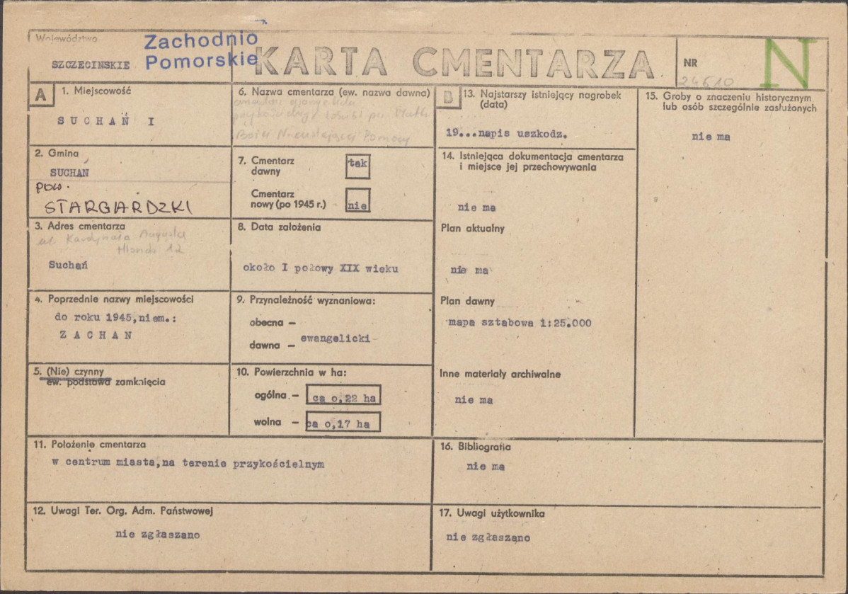 Karta cmentarza, skan nr 1